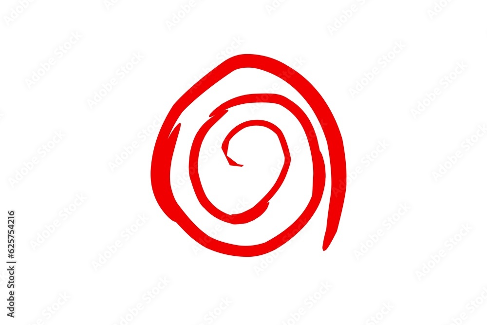 hand drawn circular red paint brush strokes. suitable for centralized distribution themes hand drawn circular red paint brush strokes. suitable for centralized distribution themes