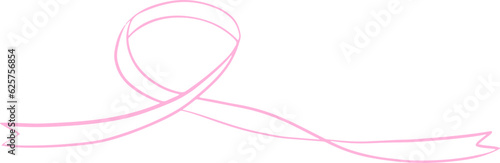 Pink Ribbon outline