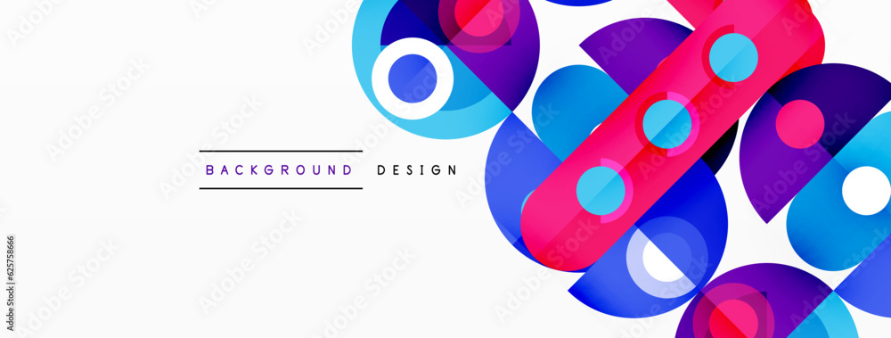Simple circles and round elements pattern. Minimalist design geometric landing page. Creative concept for business, technology, science or print design Simple circles and round elements pattern. Minimalist design geometric landing page. Creative concept for business, technology, science or print design