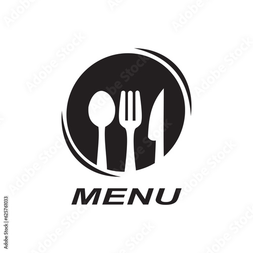 Cooking, cuisine logo. Icon and label for design menu restaurant or cafe. 
