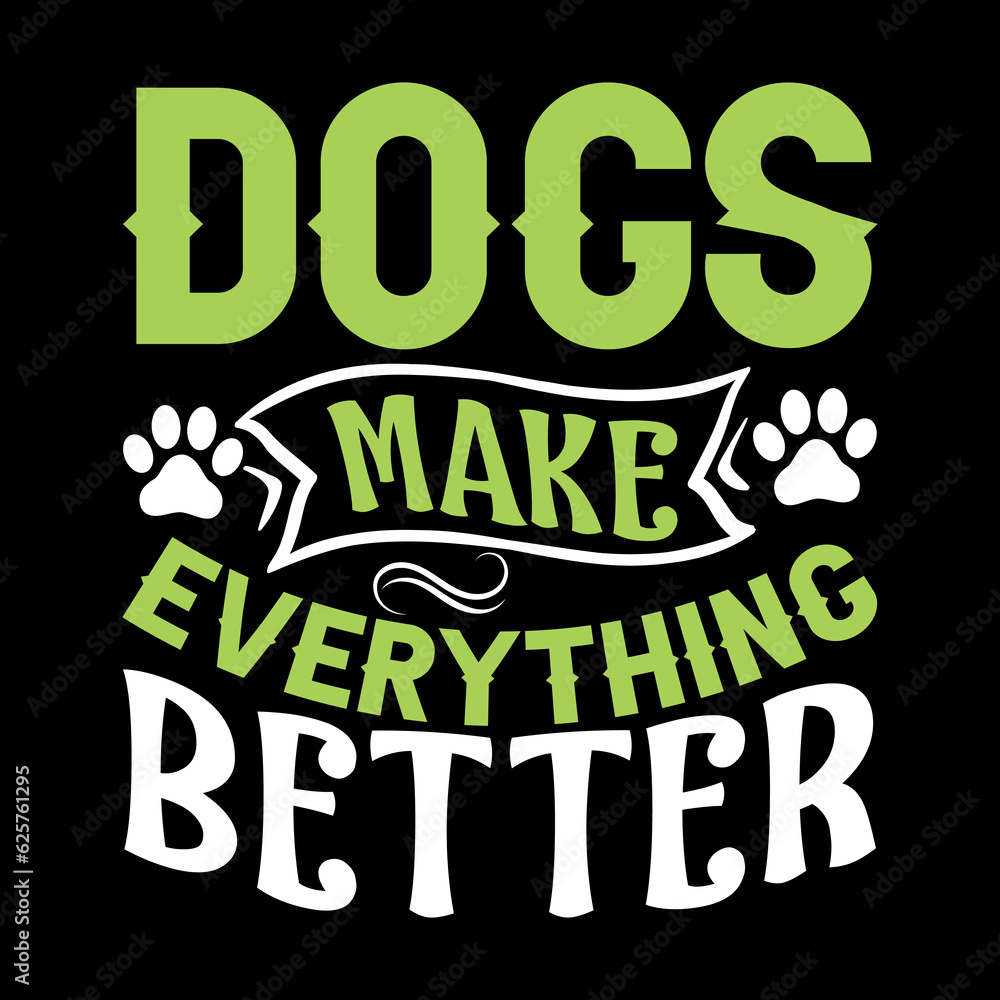 Fototapeta premium Dog SVG Design, Dog T-shirt Design