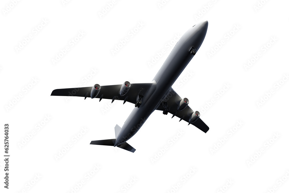 Digital png illustration of flying airplane on transparent background Digital png illustration of flying airplane on transparent background