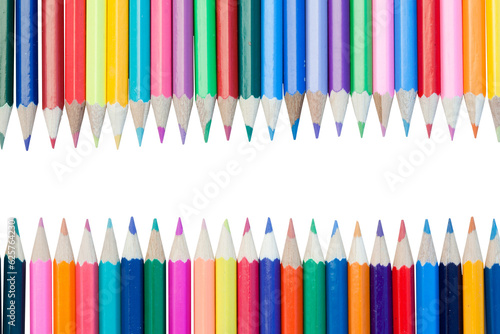 Digital png illustration of colourful pencils on transparent background