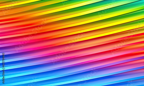 Abstract rainbow wave wallpaper. Creative liquid banner. Created with generative AI tools
