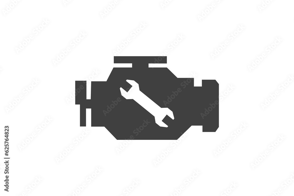 Digital png illustration of engine symbol on transparent background Digital png illustration of engine symbol on transparent background