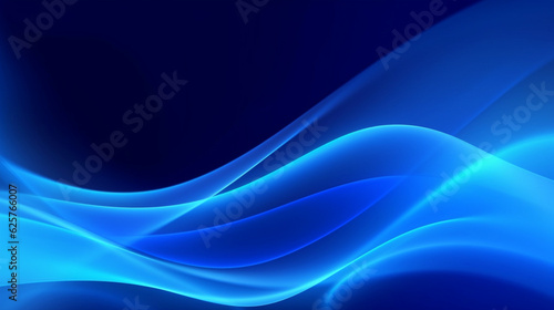 Blue shiny wave swirl background