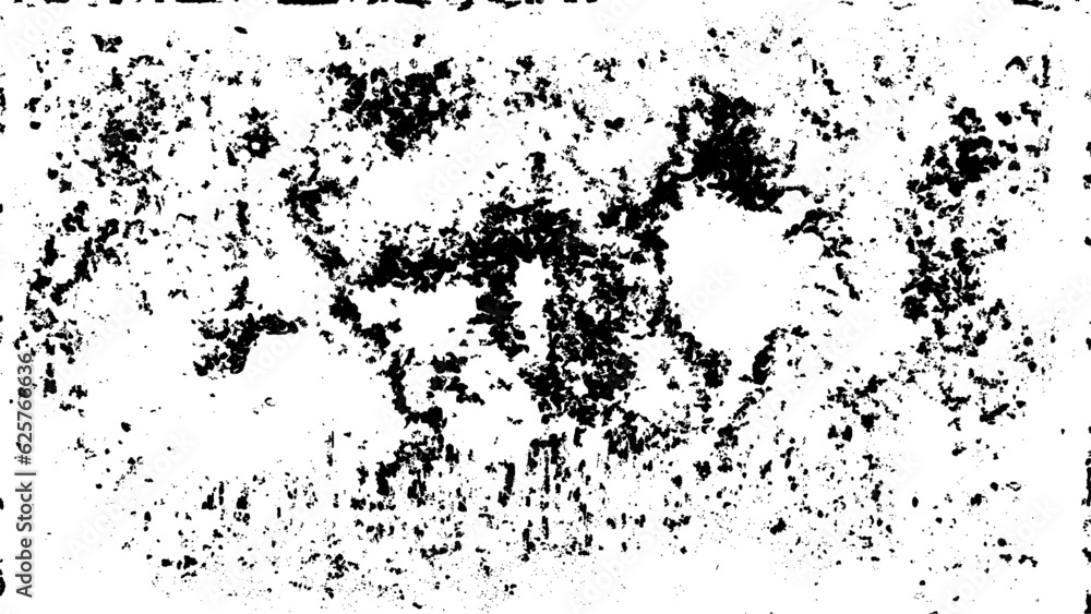 Texture grunge. Black and white monochrome pattern with ink spots, lines, cracks, chips. Abstract vintage dark background. Texture grunge. Black and white monochrome pattern with ink spots, lines, cracks, chips. Abstract vintage dark background.
