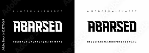 Abstract sport modern fonts sport digital game music future creative font