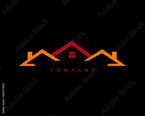 Modern Real Estate logo design 