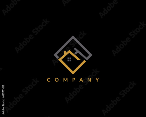 Modern Real Estate logo design 