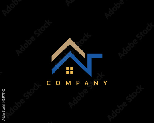 Modern Real Estate logo design 