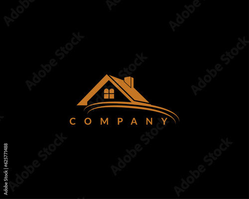 Modern Real Estate logo design 