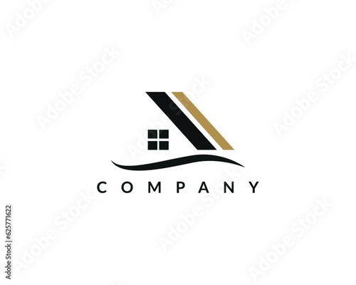 Modern Real Estate logo design 