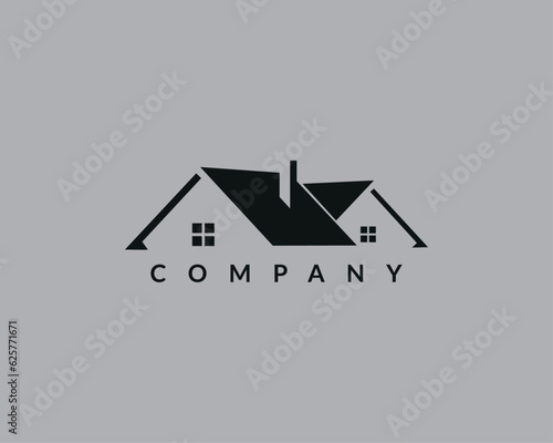 Modern Real Estate logo design 