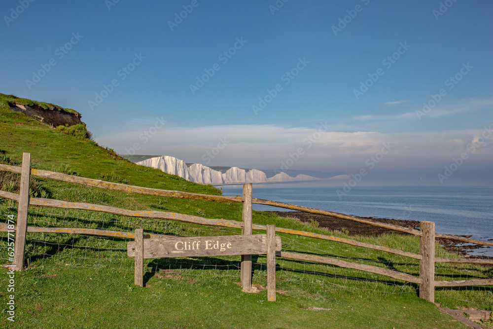 View of Seven Sisters cliffs England,Seven Sisters East Sussex England View of Seven Sisters cliffs England,Seven Sisters East Sussex England