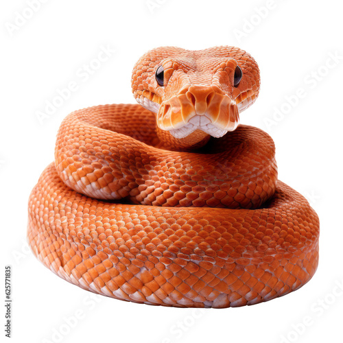 snake isolated on transparent background cutout