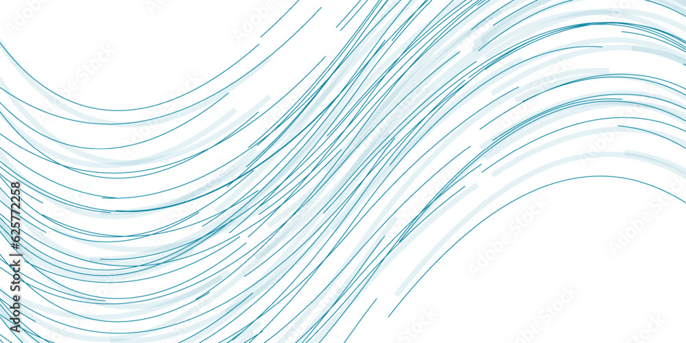 Blue minimal wavy lines abstract futuristic tech background. Vector digital design Blue minimal wavy lines abstract futuristic tech background. Vector digital design
