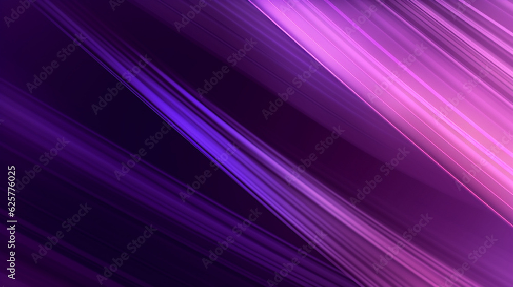 Abstract purple background with diagonal light lines