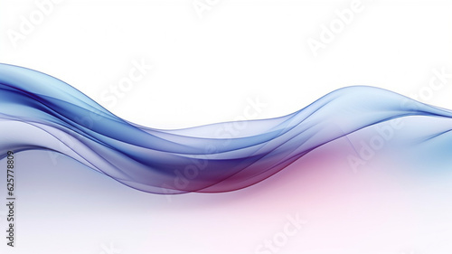 Beautiful modern background with wavy fractal lines on white background