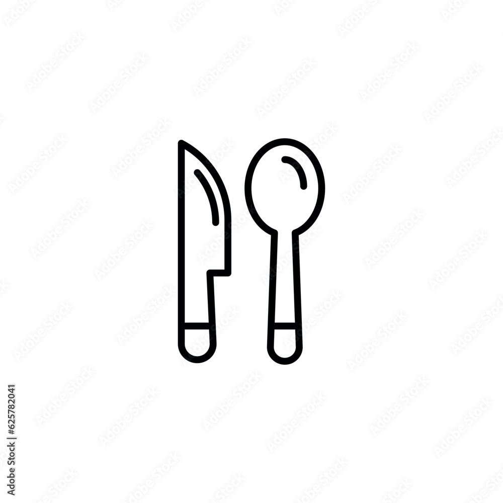 Dinner icon design with white background stock illustration Dinner icon design with white background stock illustration