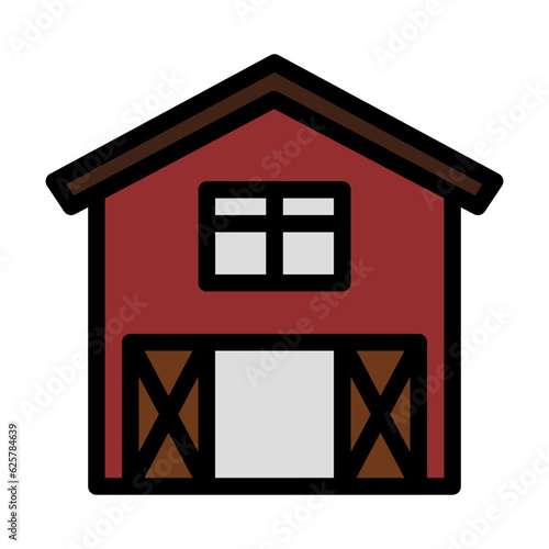 red barn house flat