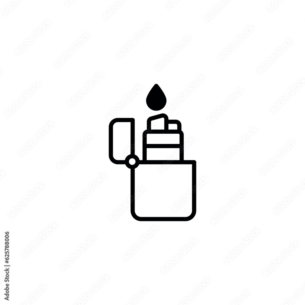 Lighter icon design with white background stock illustration Lighter icon design with white background stock illustration