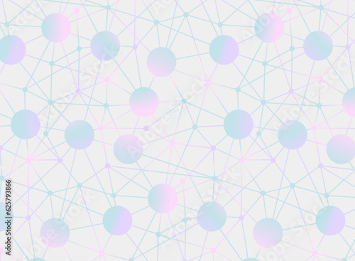 抽象的デジタルポリゴンのシームレスなパターン