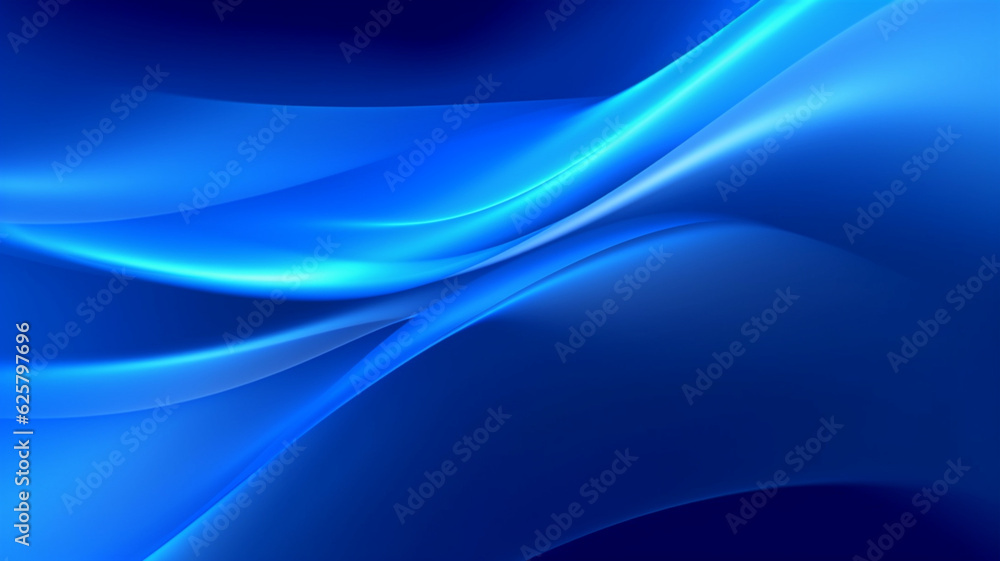 Blue shiny wave swirl background