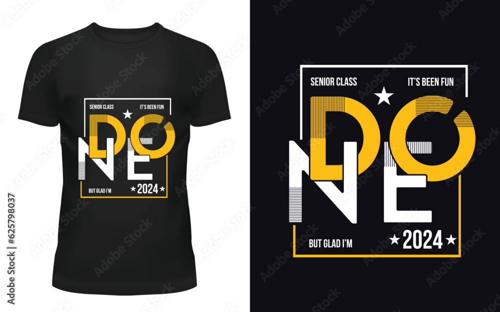 Obraz premium text typography t-shirt design 