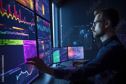 A market analyst researching market trends and analyzing charts financial data. Generative AI