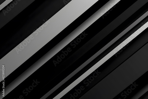 A minimalistic abstract background featuring a series of parallel lines in monochromatic tones, shades of gray, charcoal black, and crisp white, clean and sophisticated aesthetic. Generative AI
