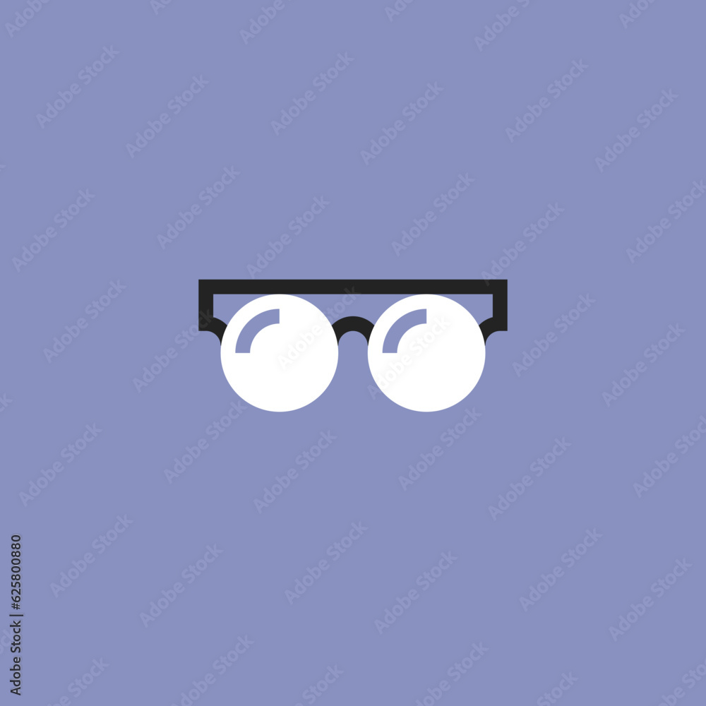 Eyeglasses Simple icon vector for your design Eyeglasses Simple icon vector for your design