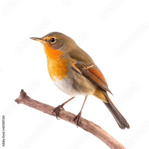 robin on a branch Fototapet