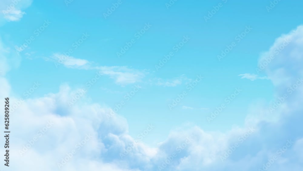 Passing Soft Cloud on Blue Sky. 3D rendering. Passing clouds on blue sky background. Passing Soft Cloud on Blue Sky. 3D rendering. Passing clouds on blue sky background.