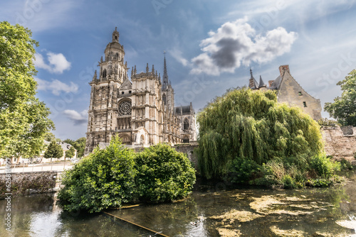 Fototapeta Naklejka Na Ścianę i Meble -  the town of Evreux, in Normandy