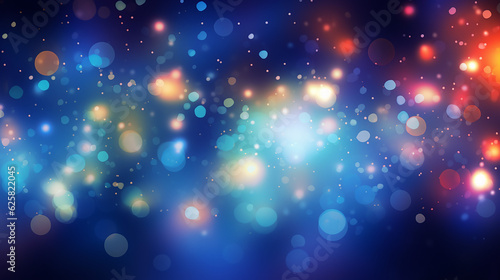 abstract bokeh lights background illustration