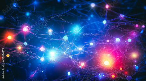 a network of interconnected neurons, representing the brain, with mathematical formulas and equations flowing within the connections