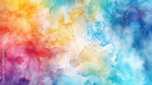 Fluid and Vibrant Watercolor Art A Creative and Expressive Background AI Generated
