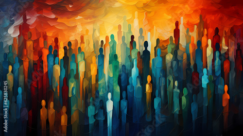 Concept of diversity. Abstract, rendered

Generative AI