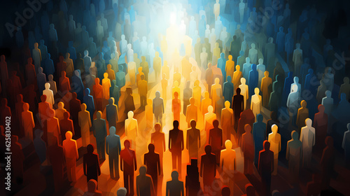 Concept of diversity. Abstract, rendered

Generative AI