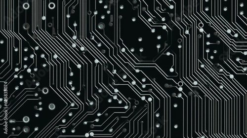 Black printed circuit board background