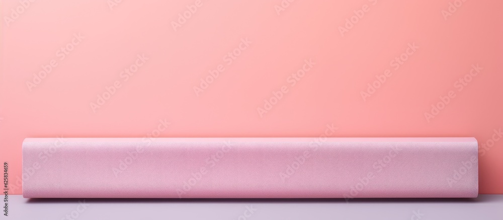 Photo of a pink object on a table with blank space for text or design with copy space Photo of a pink object on a table with blank space for text or design with copy space