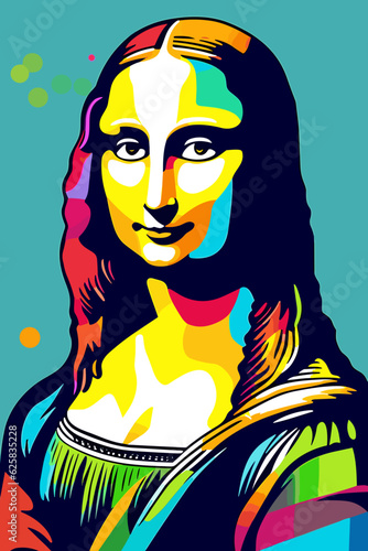 Fotografia mona lisa illustration