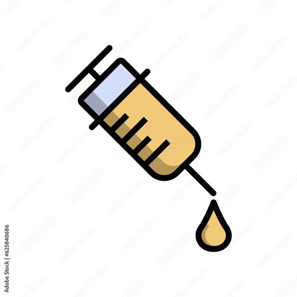Ταπετσαρία injection syringe icon vector design templates