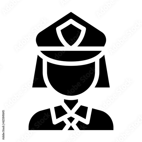 Policewoman icon