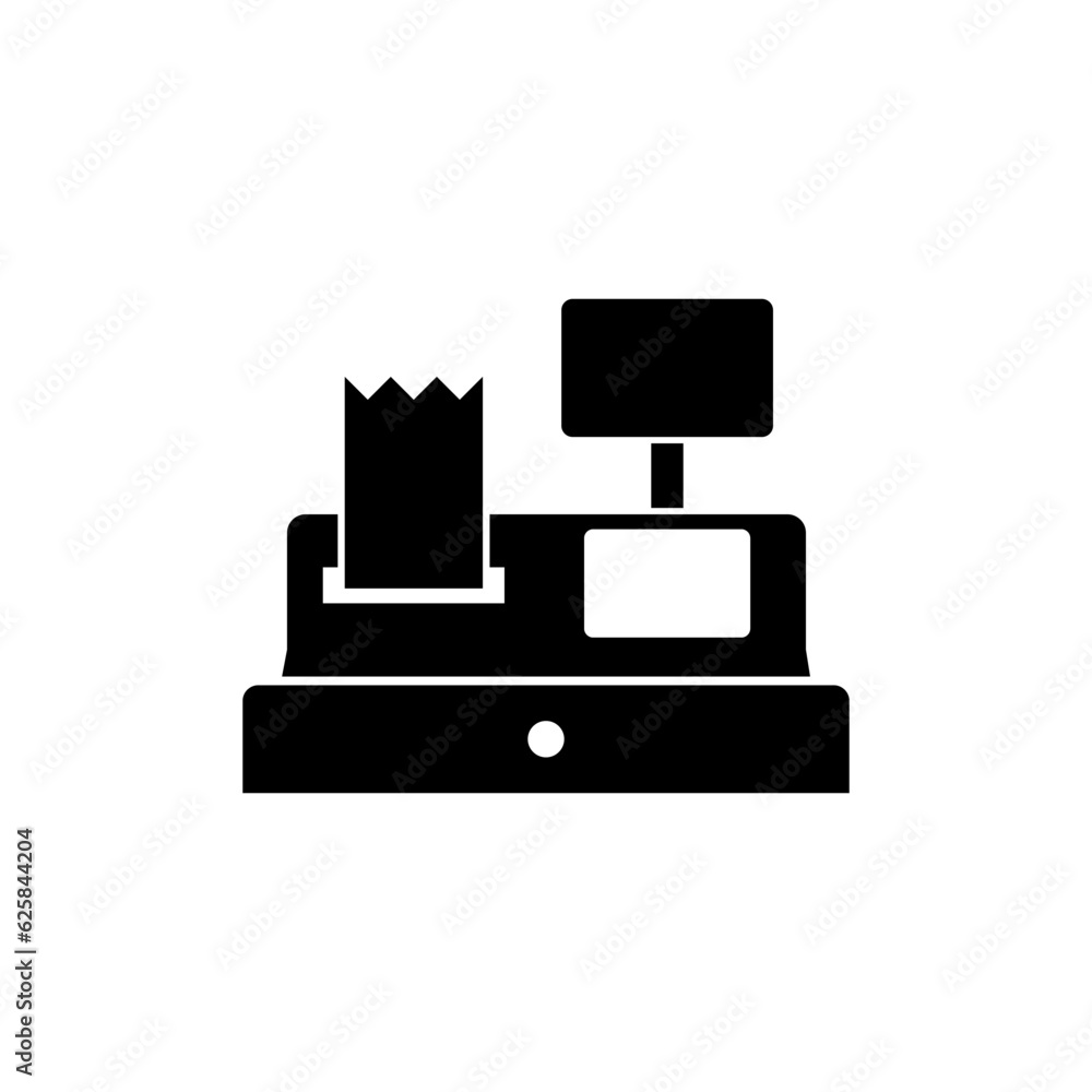 Cash Register Icon. Cashier Machine Symbol - Vector. Cash Register Icon. Cashier Machine Symbol - Vector.