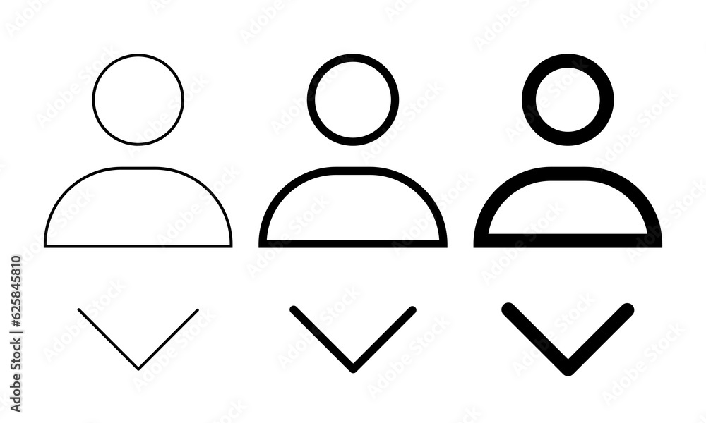 User account icon vector illustration. Personal office sign black. Profile, login symbol. Simple flat isolated pictogram for app, ads, logo, interface elements, banner, web, dev, ui, ux. Vector EPS 10 User account icon vector illustration. Personal office sign black. Profile, login symbol. Simple flat isolated pictogram for app, ads, logo, interface elements, banner, web, dev, ui, ux. Vector EPS 10