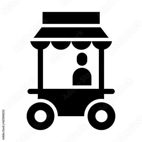 Food cart icon