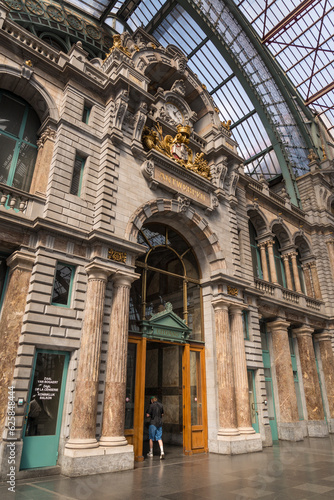 Antwerp's railway station, Antwerp-Central, one of the most beautiful railway stations in Europe and is considered to be one of the most impressive train stations in the world,, Antwerp, Belgium