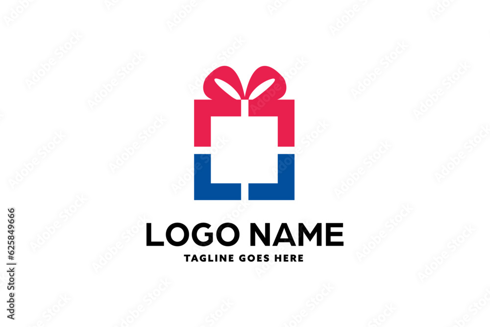 gift photo logo design, ribbon, band, camera.กล่องของขวัญ.ร้านของขวัญ.Photo gift gift photo logo design, ribbon, band, camera.กล่องของขวัญ.ร้านของขวัญ.Photo gift